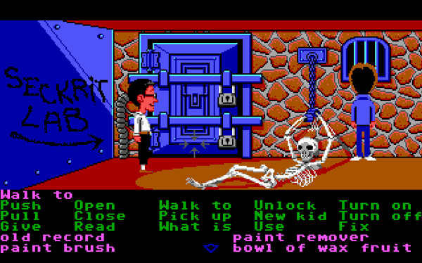 Manic Mansion was the first game to use the might SCUMM engine
